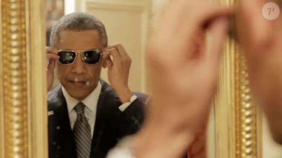 Barack Obama dans sa vidéo pour le site BuzzFeed. Février 2015