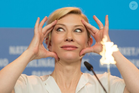 Cate Blanchett - Conférence de presse du film "Cinderella" (Cendrillon) lors de la 65ème Berlinale au Grand Hyatt Hotel à Berlin, le 13 février 2015.