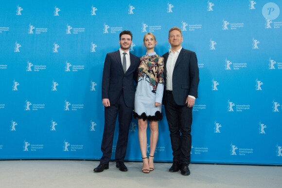 Richard Madden, Lily James et Kenneth Branagh - Photocall du film "Cinderella" (Cendrillon) lors de la 65ème Berlinale au Grand Hyatt Hotel à Berlin, le 13 février 2015.