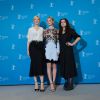 Cate Blanchett, Lily James et Helena Bonham Carter - Photocall du film "Cinderella" (Cendrillon) lors de la 65ème Berlinale au Grand Hyatt Hotel à Berlin, le 13 février 2015.