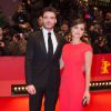 Richard Madden et sa compagne Jenna-Louise Coleman - Avant-première du film "Cinderella" (Cendrillon) lors de la 65ème Berlinale à Berlin, le 13 février 2015.