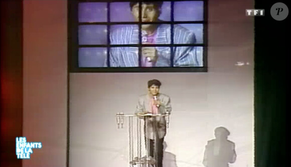Jean-Luc Lahaye dans Lahaye d'honneur sur TF1, en 1987. (Extrait rediffusé dans l'émission Les Enfants de la télé du vendredi 13 février 2015.)