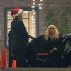 Christina Aguilera arrive à la soirée Azoff Christmas Party à Beverly Hills le 3 décembre 2014