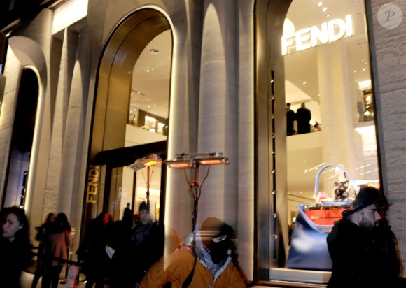 Soirée d'ouverture de la nouvelle boutique Fendi sur Madison Avenue. New York, le 13 février 2015.