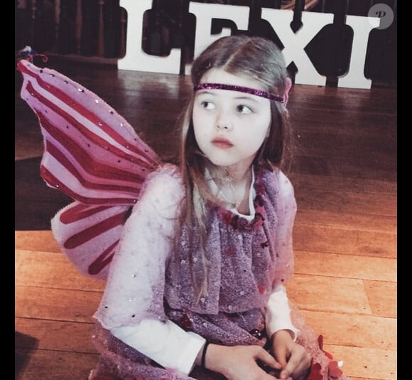 Sur son compte Instagram, Amanda Holden a ajouté une photo de sa fille Lexi, le 24 janvier 2015.