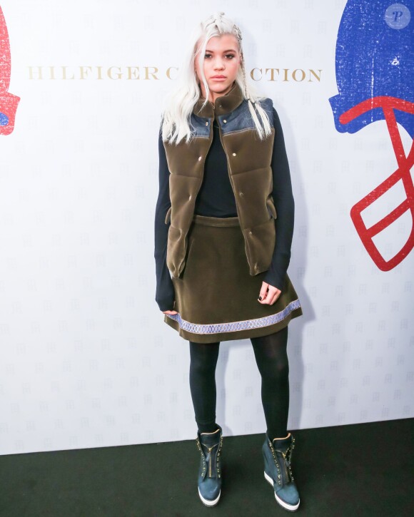 Sofia Richie lors du défilé Tommy Hilfiger automne-hiver 2015-2016 à la Park Avenue Armory. New York, le 16 février 2015.