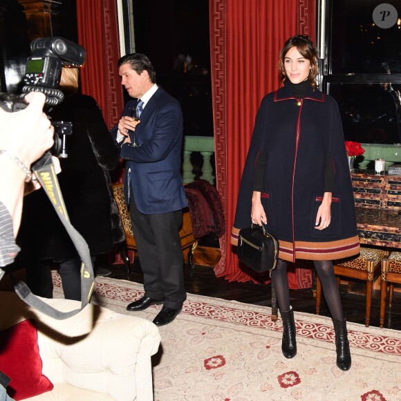 Alexa Chung assiste à la soirée des 30 ans de la marque Tommy Hilfiger à New York. Le 16 février 2015.