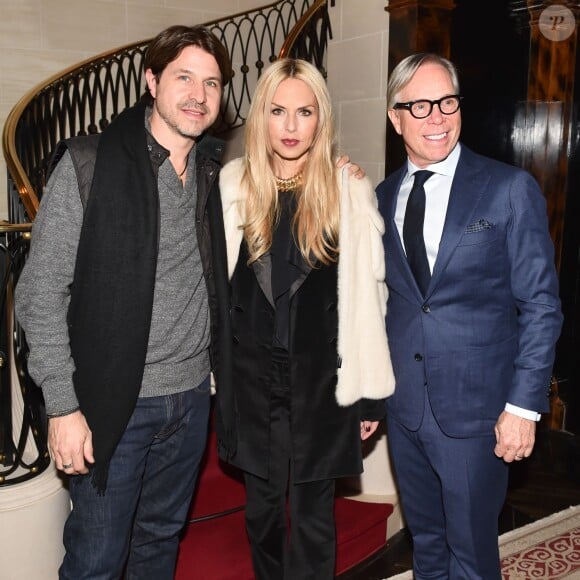 Rodger Berman, Rachel Zoe et Tommy Hilfiger assistent à la soirée des 30 ans de la marque Tommy Hilfiger à New York. Le 16 février 2015.
