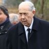 Charles Pasqua - Charles Pasqua a assisté aux obsèques de son fils Pierre-Philippe en l'église Notre-Dame des Chênes, dans sa ville natale de Grasse le 17 février 2015.