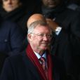  Sir Alex Fergusson lors du match de ligue de champions entre le PSG et Chelsea, au Parc des Princes &agrave; Paris le 17 f&eacute;vrier 2015 
