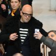  Pascal Obispo lors du match de ligue de champions entre le PSG et Chelsea, au Parc des Princes &agrave; Paris le 17 f&eacute;vrier 2015 