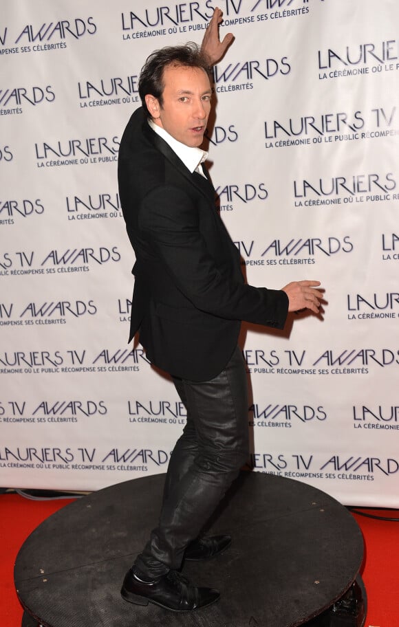 Philippe Candeloro lors des Lauriers TV Awards à la Cigale à Paris, le 6 janvier 2015