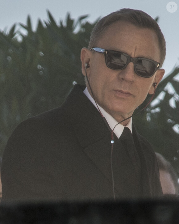 Daniel Craig - Tournage du nouveau James Bond "Spectre" à Rome en Italie le 20 février 2015.