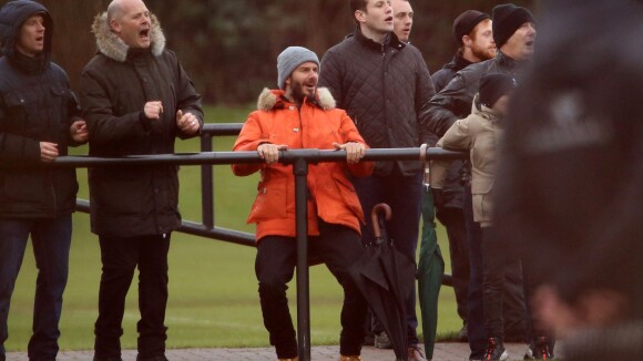David Beckham : Fan enthousiaste devant les prouesses de son petit Romeo