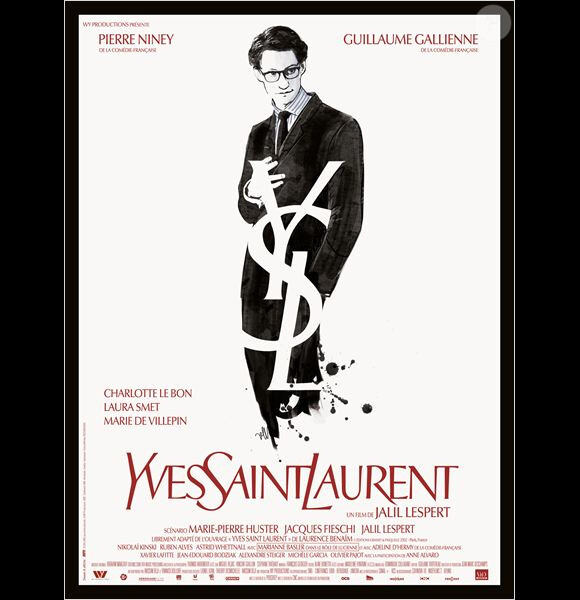 Affiche d'Yves Saint Laurent, de Jalil Lespert.