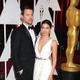 Channing Tatum et sa femme Jenna Dewan-Tatum - 87e cérémonie des Oscars à Hollywood, le 22 février 2015.