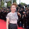 Catherine Frot - Montée des marches du film " Saint-Laurent" lors du 67e Festival du film de Cannes le 17 mai 2014