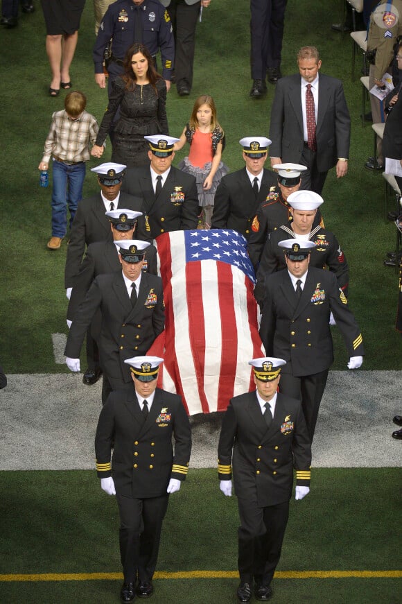 L'enterrement de Chris Kyle le 11 février 2013 au Texas