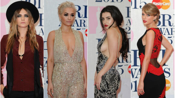 Brit Awards 2015 : Rita Ora, Charli XCX et Cara Delevingne sexy et décolletées