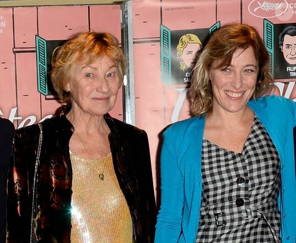 Valeria Bruni-Tedeschi et sa mère Marisa Bruni-Tedeschi - Avant-première du film "Un château en Italie" à Paris, le 29 octobre 2013.