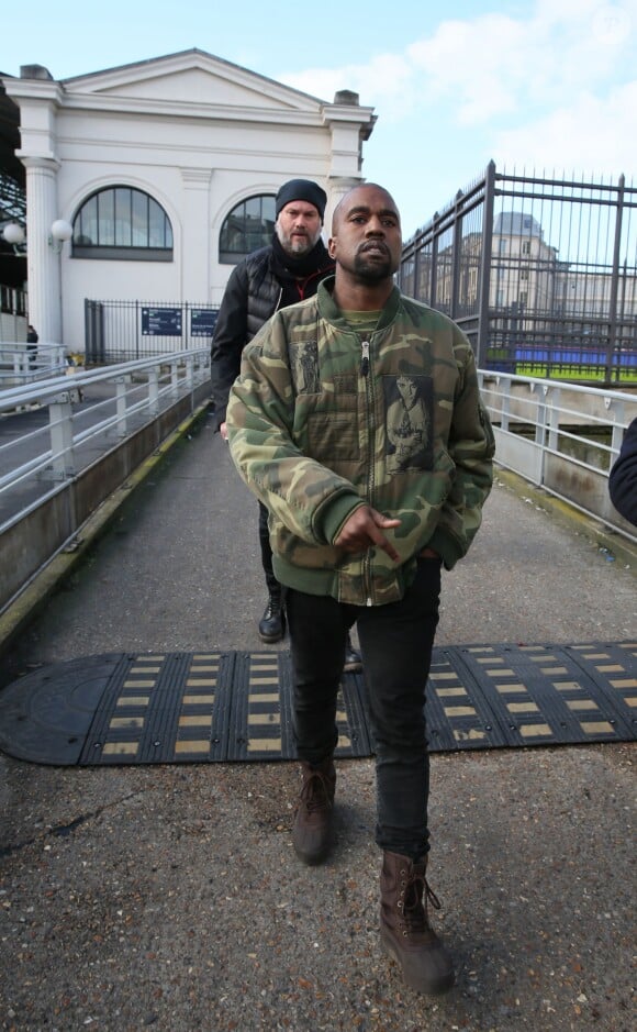 Exclusif - Kanye West à Paris, le 4 mars 2015.