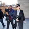 Kanye West, North et Kris Jenner à Londres, le 3 mars 2015.