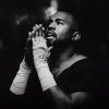 Big Sean dans le clip de Blessings (feat. Drake et Kanye West). Mars 2015.