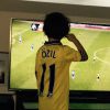 Théo Pirès (7 ans) avec le maillot d'Arsenal - 2015