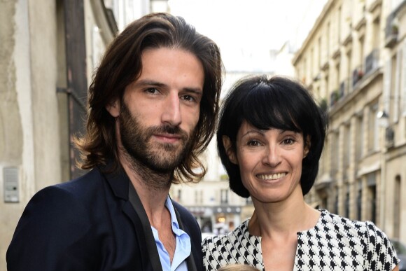 Julien Derouault et Marie-Claude Pietragalla - Soirée du nouvel an juif chez Marek Halter à Paris le 8 septembre 2013.