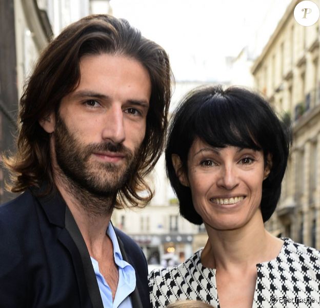 Julien Derouault et Marie-Claude Pietragalla - Soirée du nouvel an juif chez Marek Halter à Paris le 8 septembre 2013.