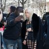 Kim Kardashian, de retour au Royal Monceau. Paris, le 8 mars 2015.