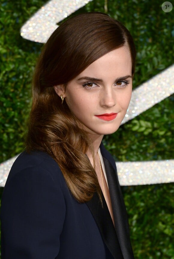 Emma Watson aux British Fashion Awards 2014 à Londres le 1er décembre.