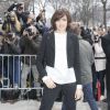 Inès de la Fressange - Arrivées au défilé de mode "Chanel", collection prêt-à-porter automne-hiver 2015/2016, à Paris. Le 10 mars 2015