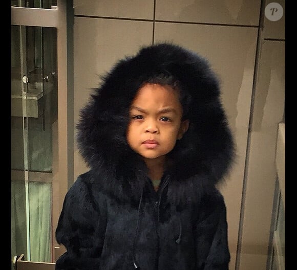 50 Cent a ajouté une photo de son fils Sire sur son compte Instagram, le 21 décembre 2014