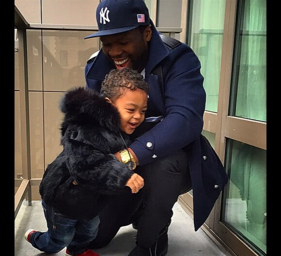 50 Cent a ajouté une photo de son fils Sire sur son compte Instagram, le 21 décembre 2014