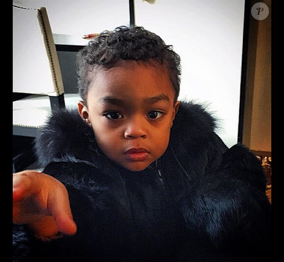 50 Cent a ajouté une photo de son fils Sire sur son compte Instagram, le 23 décembre 2014