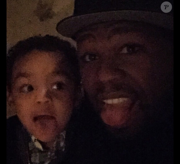 50 Cent a ajouté une photo de son fils Sire sur son compte Instagram, le 25 décembre 2014