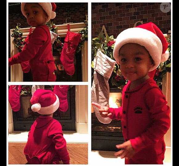 50 Cent a ajouté une photo de son fils Sire sur son compte Instagram, le 25 décembre 2014