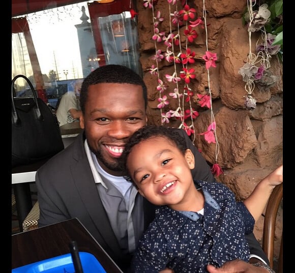 50 Cent a ajouté une photo de son fils Sire sur son compte Instagram, le 5 février 2015