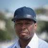 50 Cent (« Fifty Cent »), de son vrai nom Curtis James Jackson III lors du photocall de la série "Power" au MIPTV à Cannes, le 7 avril 2014. 