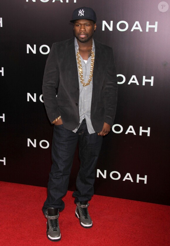 50 Cent - Avant-première du film "Noah" à New York, le 26 mars 2014.  