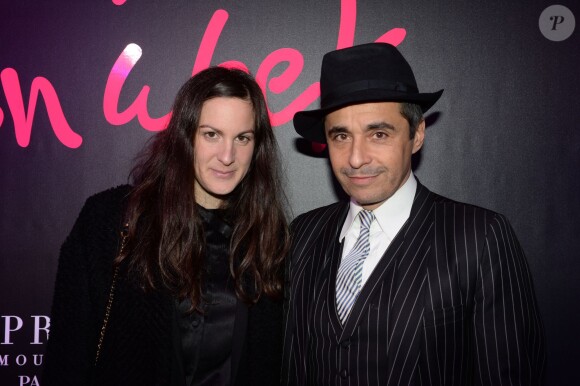 Exclusif - Ariel Wizman et sa femme - Soirée Mercedes Love Fashion week au Vip Room à Paris le 10 mars 2015.
