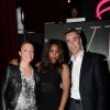 Exclusif - Kelly Rowland et des membres de la direction Mercedes - Soirée Mercedes Love Fashion week au Vip Room à Paris le 10 mars 2015.