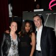 Exclusif - Kelly Rowland et des membres de la direction Mercedes - Soirée Mercedes Love Fashion week au Vip Room à Paris le 10 mars 2015.