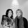 Colette Barbier (directrice de la Fondation Ricard) et Pascale Cayla lors de la soirée Chaumet organisée le 11 mars 2015 Place Vendôme à Paris