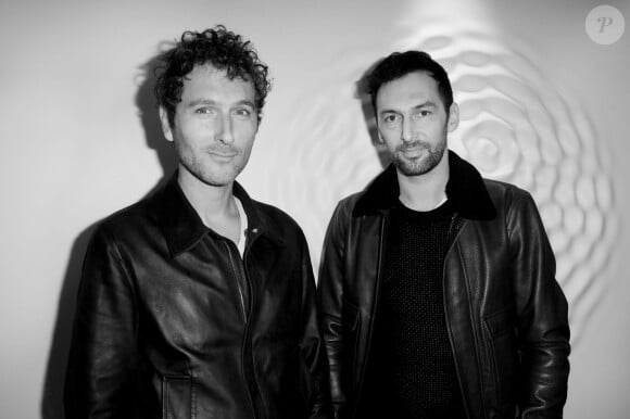 Simon Buret et Olivier Coursier du groupe Aaron à la soirée Chaumet le 11 mars 2015