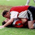  Paul Gascoigne et Ally McCoist lors d'un match de Coupe d'Ecosse le 9 mars 1996 