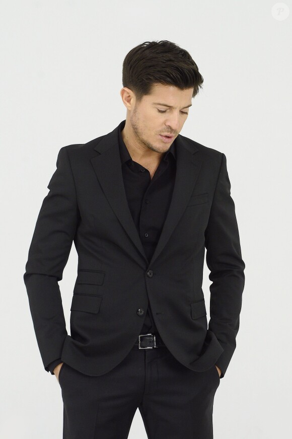 Exclusif - Vincent Niclo - Tournage du clip de la chanson "Pour une fois", le 11 mars 2015.