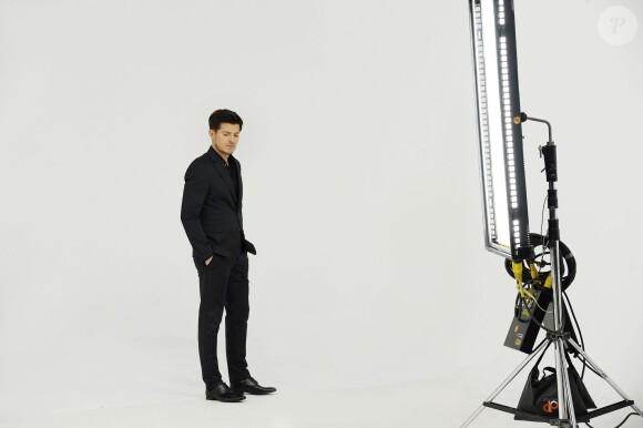 Exclusif - Vincent Niclo - Tournage du clip de la chanson "Pour une fois", le 11 mars 2015.