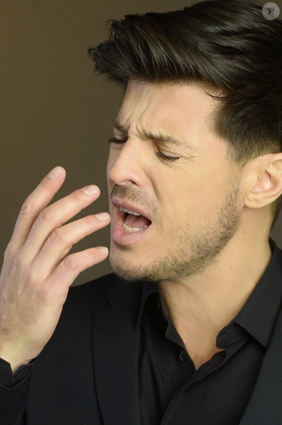Exclusif - Vincent Niclo - Tournage du clip de la chanson "Pour une fois", le 11 mars 2015.